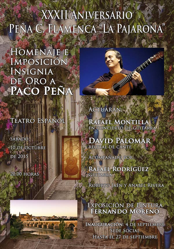 XXXII Aniversario Peña C. Flamenca La Pajarona