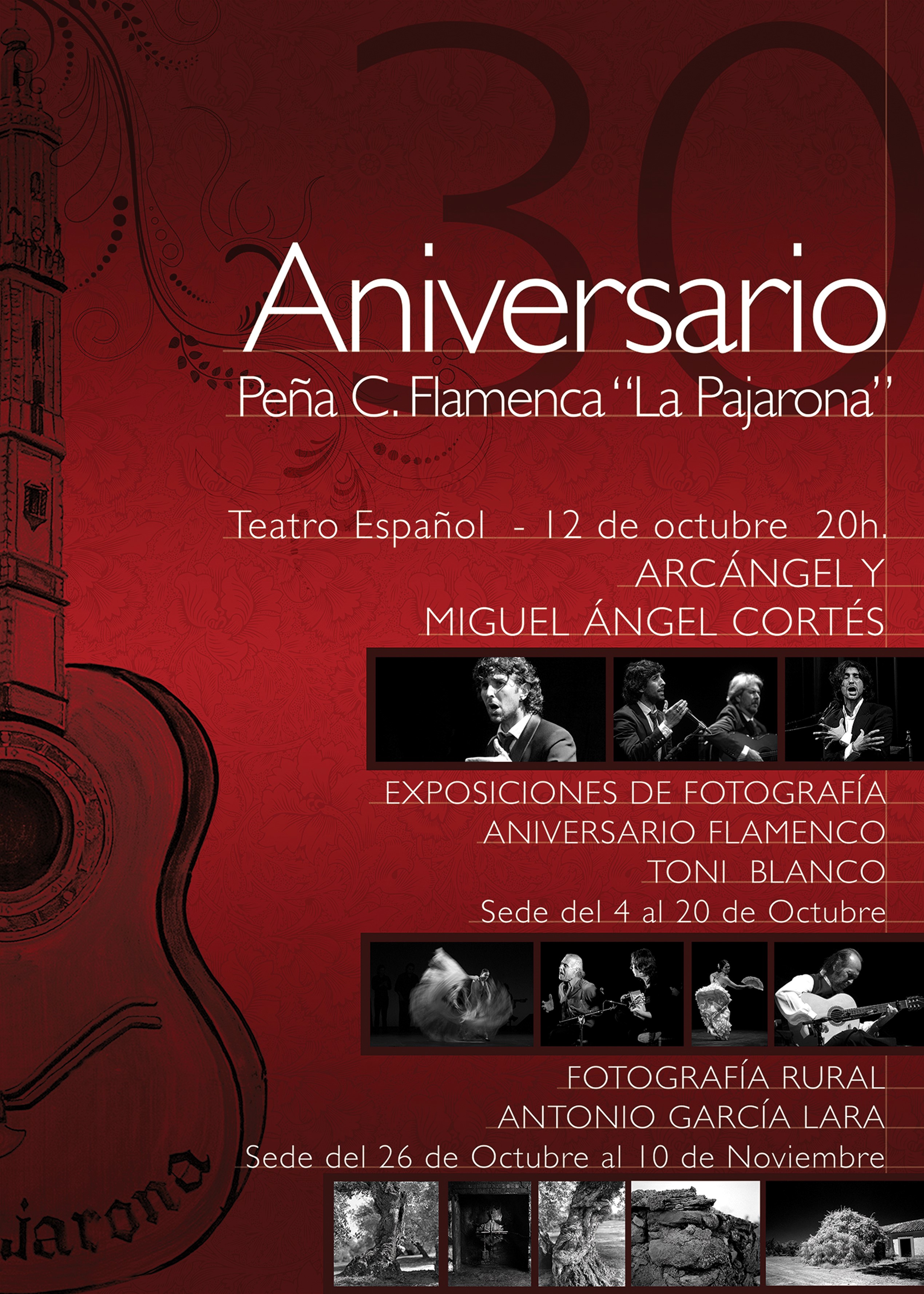 Cartel anunciador del 30º Aniversario