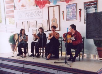Inmaculada Martín y Eduardo Rebollar en la Feria