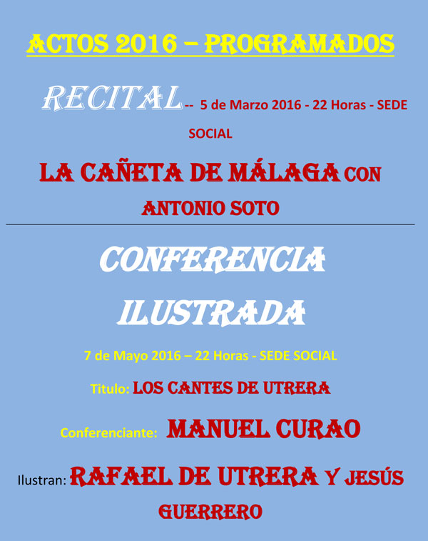 Actos 2016 - La Pajarona