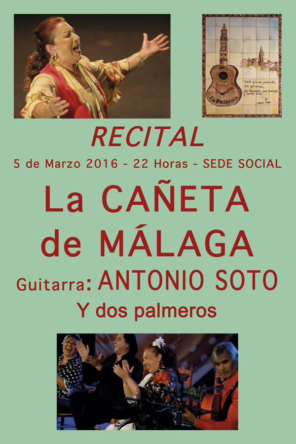 Recital La Cañeta de Málaga